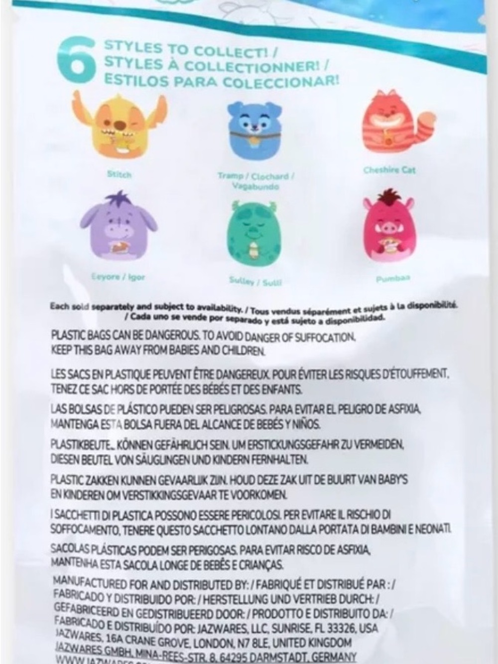 Disney Mystery Squad Blind Pack - blue, purple, pink, green, orange, red - Picture 3 of 3
